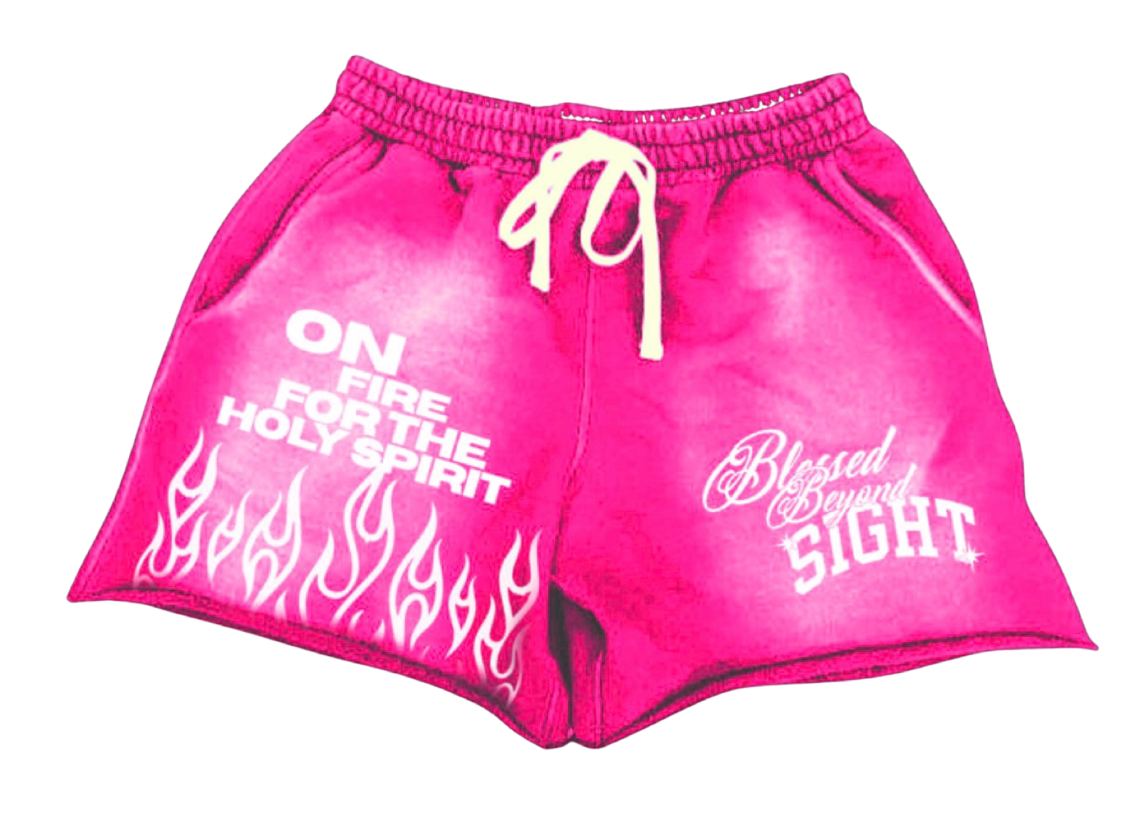 Holy Fire Shorts (Pink) – BlessedBeyondSight