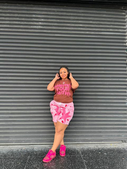 Where’s Your Faith ® - Brown/Pink “Oversized”