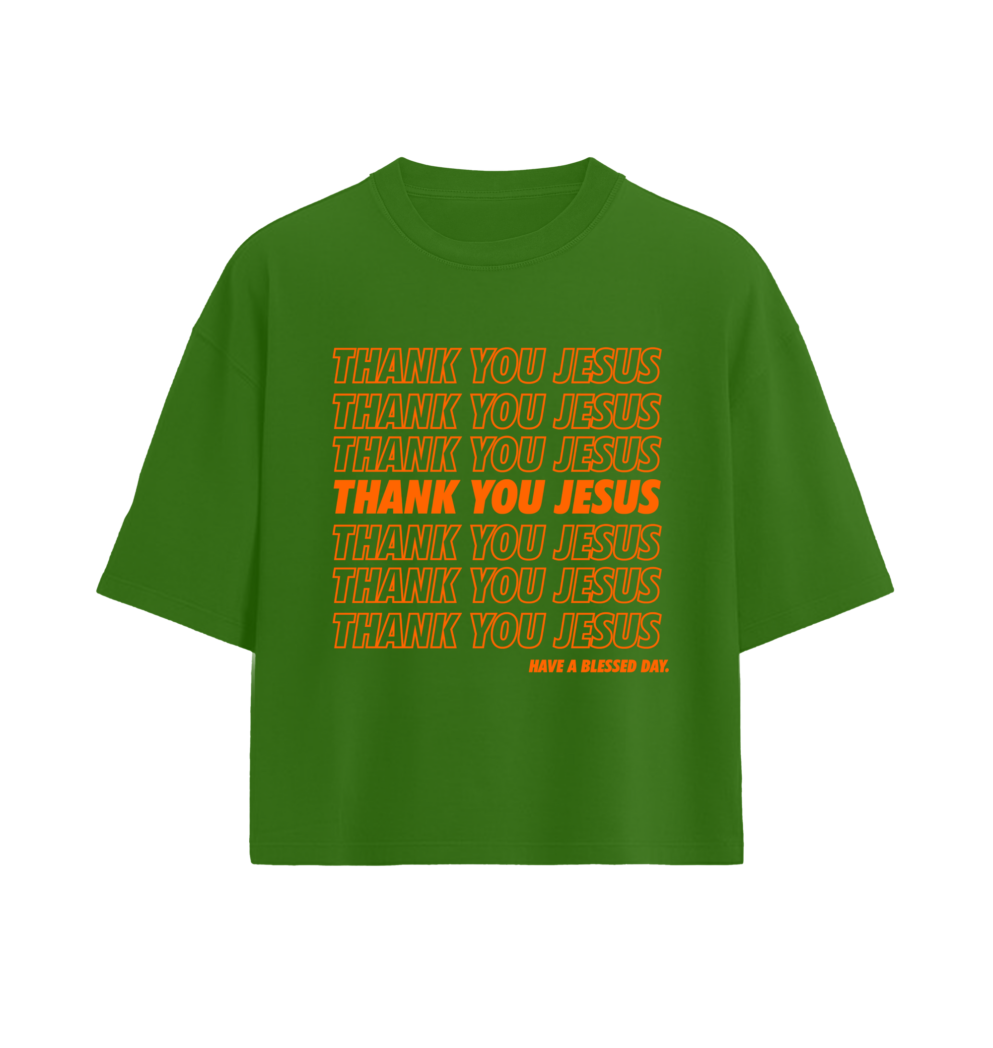 Where’s Your Faith ® - Green/Orange “Oversized”