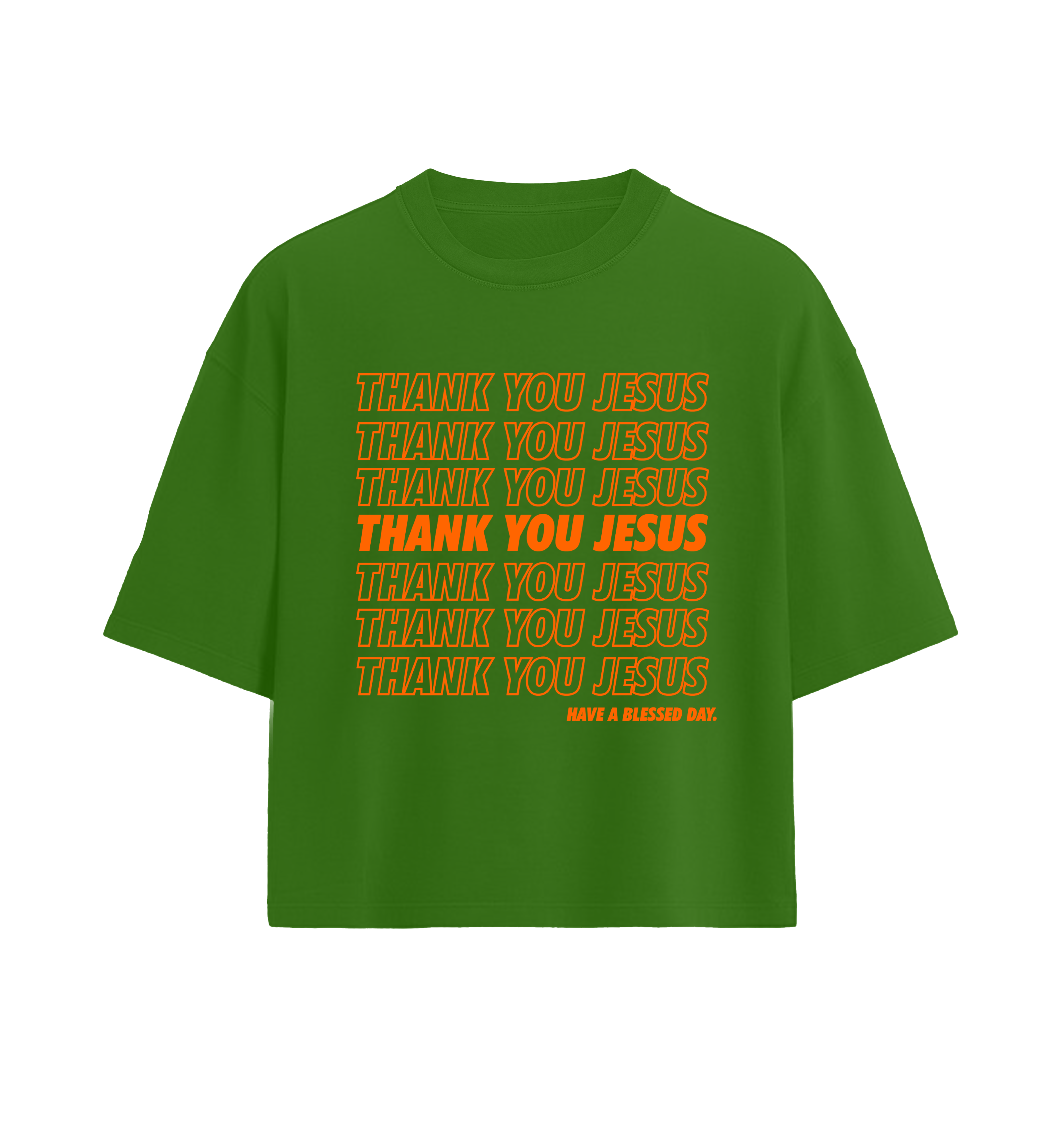 Where’s Your Faith ® - Green/Orange “Oversized”