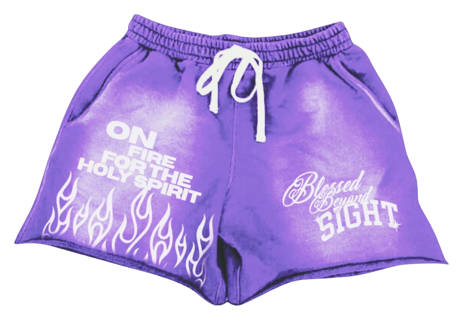 Holy Fire Shorts (Purple)