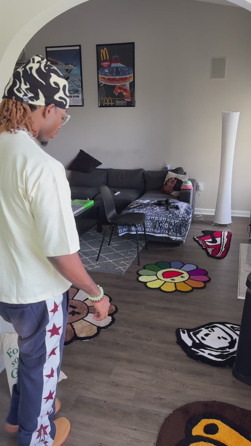 Where’s Your Faith ® - Cream/ Blue “Oversized”